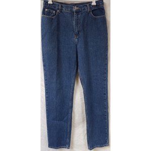 Faded Glory Womens 12 Tall Classic Fit Straight High Rise MOM Denim Jeans 30X32